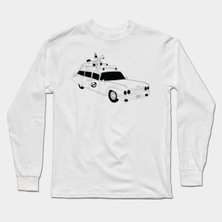 The Ectomobile Black Outline Long Sleeve T-Shirt